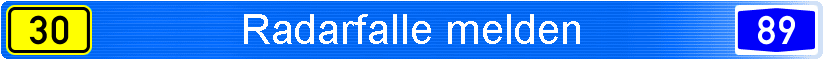 Radarfalle melden